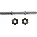 Eb Fit barbell bar prosty krótki 40cm z zacikami średnica 28mm