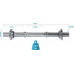 Eb Fit barbell bar prosty krótki 40cm z zacikami średnica 28mm