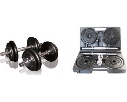 SKO Čuguna svaru komplekts ar futrāli TOORX 1.5-20 kg  