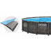 Intex Swimming pool garden rack Prism Greywood 457x122 cm good swimming pool