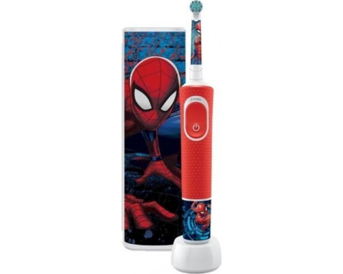 Brush Oral-B Vitality Kids D100 Spiderman + Case Red