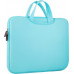 Hurtel Uniwersalne etui torba na laptopa 15,6'' tablet organizer na komputer jasnoblue