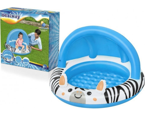 Bestway Bestway 52559 Swimming pool inflatable with a peak and pumped bottom Zebra 97cm x 66cm