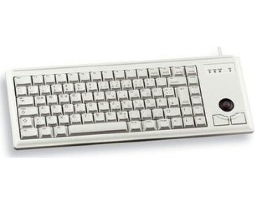 Cherry CHERRY G84-4400 klawiatura PS/2 AZERTY Francuski Szary