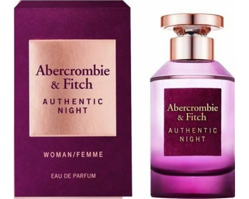 Abercrombie & Fitch Perfumy Damskie Abercrombie & Fitch EDP Authentic Night Woman (50 ml)