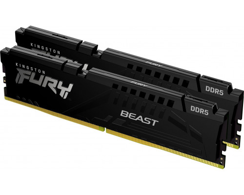 Kingston Fury Beast, DDR5, 64 GB, 5200MHz, CL36 (KF552C36BBEK2-64)