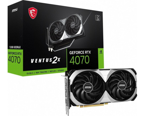 *RTX4070 MSI GeForce RTX 4070 Ventus 2X OC 12GB GDDR6X