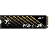 SSD 500GB SSD MSI Spatium M461 500GB M.2 2280 PCI-E x4 Gen4 NVMe (S78-440K260-P83)