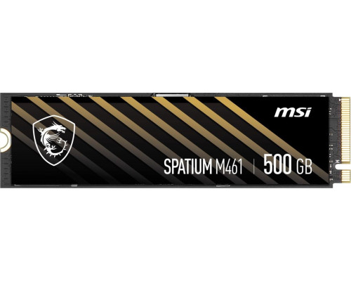 SSD 500GB SSD MSI Spatium M461 500GB M.2 2280 PCI-E x4 Gen4 NVMe (S78-440K260-P83)