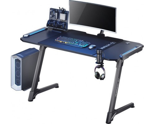 Gaming galds Ultradesk Space XXL V2 Black 144 cmx70 cm