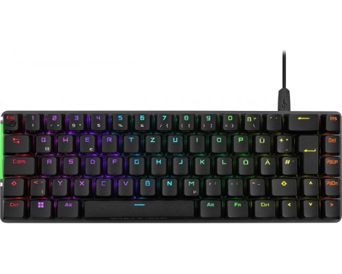 Asus ASUS ROG Falchion Ace BLK klawiatura USB QWERTZ Niemiecki Czarny