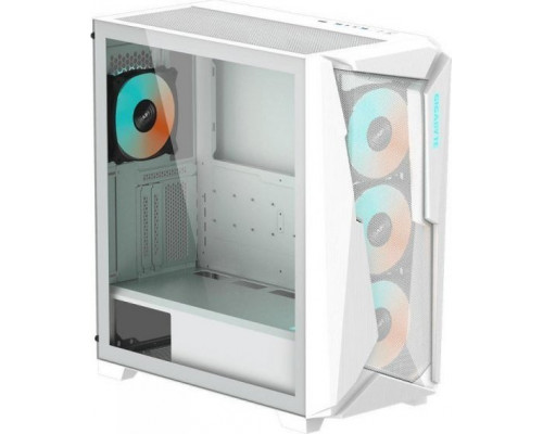 Gigabyte Case|GIGABYTE|C301 GLASS WHITE|MidiTower|Not included|ATX|EATX|MicroATX|MiniITX|Colour White|GB-C301GW