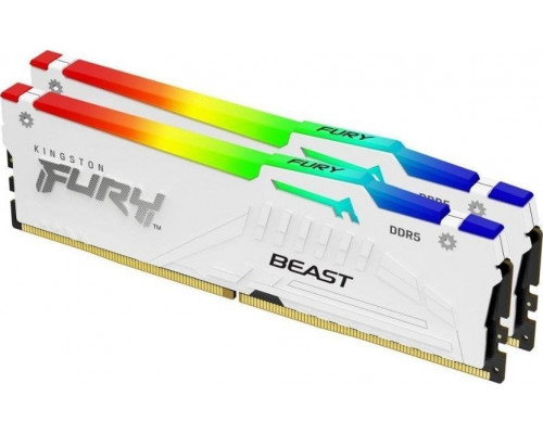 Kingston Fury Beast RGB, DDR5, 32 GB, 5200MHz, CL40 (KF552C40BWAK2-32)
