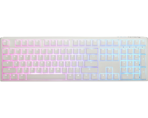 Ducky One 3 Classic Pure White Gaming  RGB LED - MX-Red