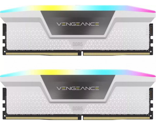 Corsair Vengeance RGB, DDR5, 32 GB, 6000MHz, CL36 (CMH32GX5M2B6000C36W)