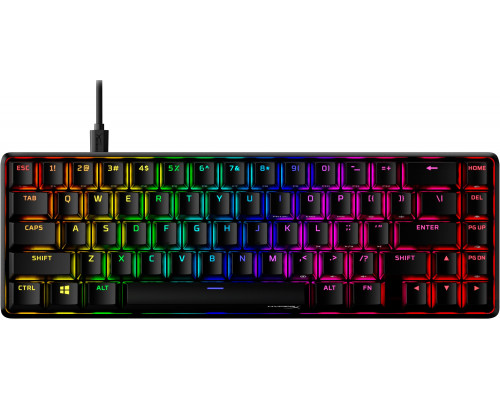 HyperX HP HyperX Alloy 65 Aqua Keyboard US-Layout 56R64AA#ABA 0196337181342