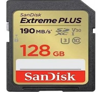 SD  SanDisk Extreme Plus SDXC 128 GB Class 10 UHS-I/U3 V30 (SDSDXWA-128G-GNCIN)