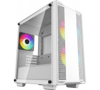 Deepcool Deepcool ARGB Micro-ATX CASE CC360 White, Mini-ITX / Micro-ATX, 4, Power supply included No, 1x USB3.0, 1x USB2.0, 1x Audio, ABS+SPCC+Tempered Glass, 1×120mm