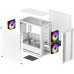 Deepcool Deepcool ARGB Micro-ATX CASE CC360 White, Mini-ITX / Micro-ATX, 4, Power supply included No, 1x USB3.0, 1x USB2.0, 1x Audio, ABS+SPCC+Tempered Glass, 1×120mm