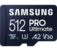 SD  Samsung Pro Ultimate MicroSDXC 512 GB Class 10 UHS-I/U3 A2 V30 (MB-MY512SA/WW)