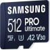 SD  Samsung Pro Ultimate MicroSDXC 512 GB Class 10 UHS-I/U3 A2 V30 (MB-MY512SA/WW)
