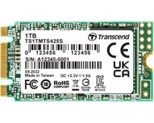 SSD 1TB SSD Transcend 425S 1TB M.2 2242 SATA III (TS1TMTS425S)