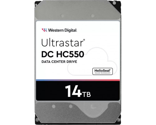 WD HDD Western Digital Ultrastar DC HC550 WUH721814ALE6L4 (14 TB; 3.5"; SATA III)