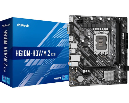 Intel H610 ASRock H610M-HDV/M.2 R2.0