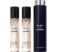 Chanel  Chanel Bleu De Chanel Woda Perfumowana 60ml. EDP Travel spray and two refills 3x20ml.