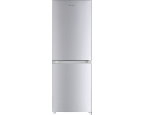 Candy Candy CCG1L314ES Refrigerator, E, Free standing, Combi, Height 144 cm, Fridge net 109 L, Freezer net 48 L, Silver Candy