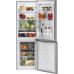 Candy Candy CCG1L314ES Refrigerator, E, Free standing, Combi, Height 144 cm, Fridge net 109 L, Freezer net 48 L, Silver Candy