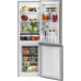 Candy Candy CCG1L314ES Refrigerator, E, Free standing, Combi, Height 144 cm, Fridge net 109 L, Freezer net 48 L, Silver Candy