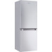 Candy Candy CCG1L314ES Refrigerator, E, Free standing, Combi, Height 144 cm, Fridge net 109 L, Freezer net 48 L, Silver Candy