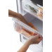 Candy Candy CCG1L314ES Refrigerator, E, Free standing, Combi, Height 144 cm, Fridge net 109 L, Freezer net 48 L, Silver Candy