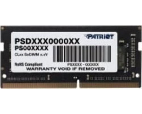 Patriot SODIMM, DDR4, 16 GB, 3200 MHz, CL22 (7D4932AB9CH00800PT)