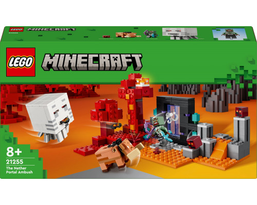 LEGO Minecraft Zasadzka w portalu do Netheru (21255)