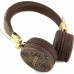 Guess Guess Bluetooth on-ear headphones GUBH704GEMW brown/brown 4G Metal Logo