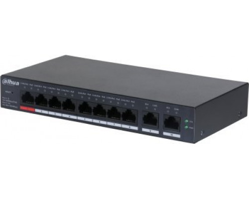 Switch Dahua Technology DAHUA Switch||CS4010-8ET-110|Type L2|Desktop/pedestal|PoE ports 8|DH-CS4010-8ET-110