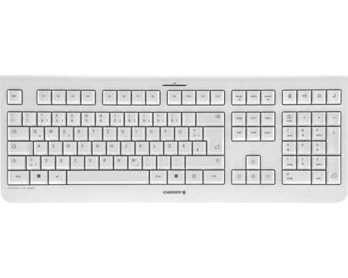 Cherry CHERRY Keyboard KW 3000 Wireless [DE] pale grey