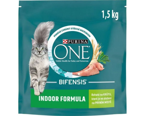 PURINA NESTLE PURINA One Bifensis Indoor Formula - sucha karma dla kota - 1,5 kg