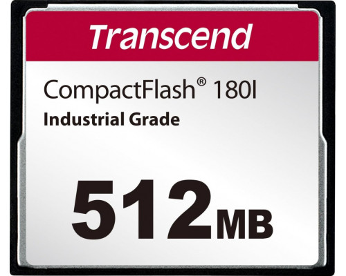 SD  Transcend CF180I Compact Flash 512 MB  (TS512MCF180I)