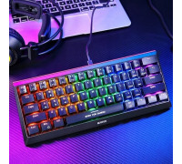 Marvo Marvo KG962G EN - R,  US, do gry, mechaniczna rodzaj przewodowa (USB), czarna, RGB, czerwone przełączniki