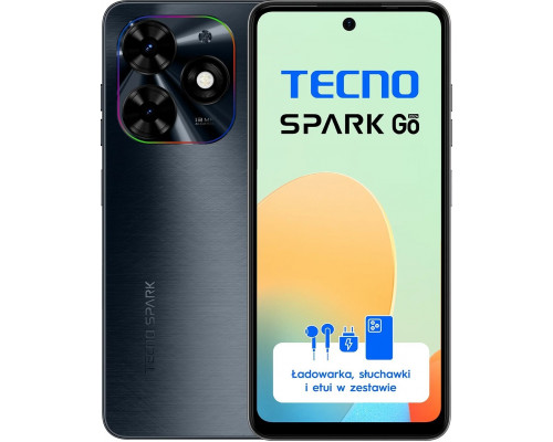 Tecno  Spark Go 2024 4/64GB Black  (BG6_64+4_GB)