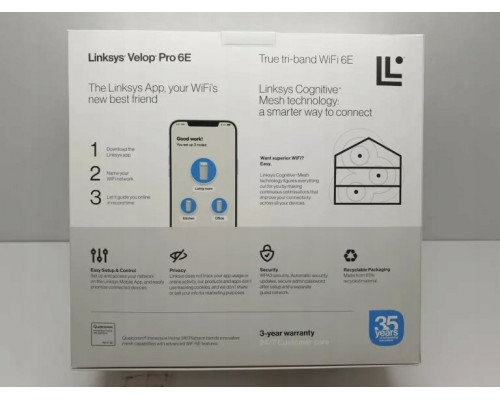 Linksys Linksys Velop Pro System WiFi 6E Mesh MX6201-KE