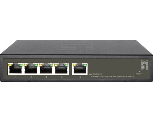 Switch LevelOne LevelOne Switch 5x GE GES-2105P Hilbert 60W 4xPoE+