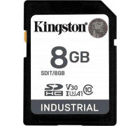 SD  Kingston Industrial SDHC 8 GB Class 10 UHS-I V30 (SDIT/8GB)