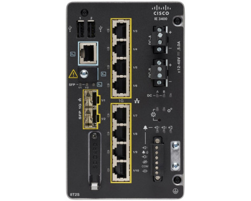 Switch Cisco IE-3400-8T2S-E
