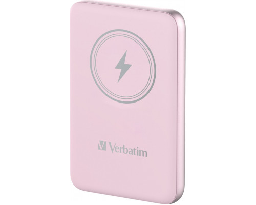 Verbatim Verbatim Charge 'n' Go Magnetic Wireless 10000mAh USB-C PD 3.0 Pink