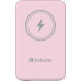 Verbatim Verbatim Charge 'n' Go Magnetic Wireless 10000mAh USB-C PD 3.0 Pink