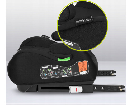 FAutomobilinė kėdutė Lionelo Luuk Fix i-Size, 22-36kg, juoda
